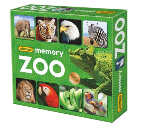 Atminties žaidimas „Zoologijos sodo gyvūnai“