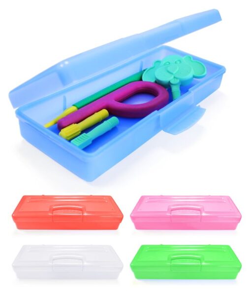 Laikymo dėžutė Z-Vibe logopediniam masažuokliui ir priedams